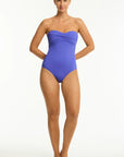 Sea level - Essentials Edit Twist Bandeau One Piece - Larx