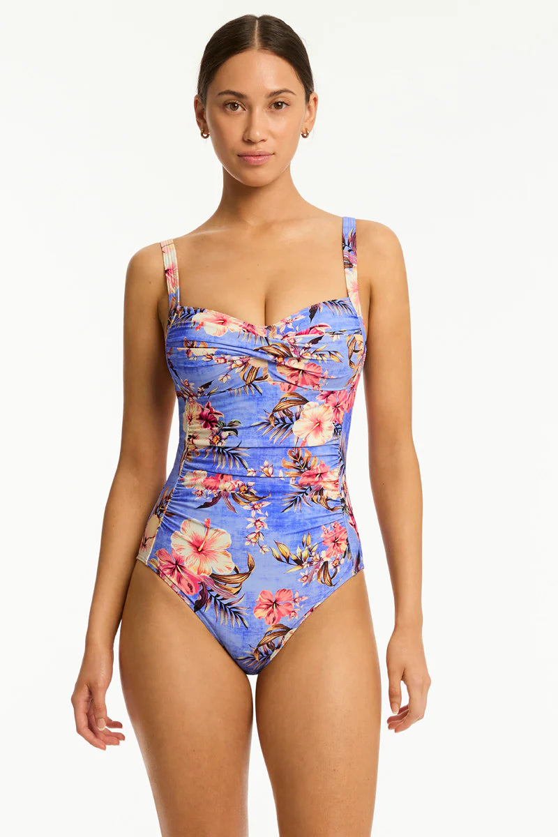 Sea Level - Blue Hawaii Twist Front Multifit OP - Larx