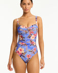 Sea Level - Blue Hawaii Twist Front Multifit OP - Larx