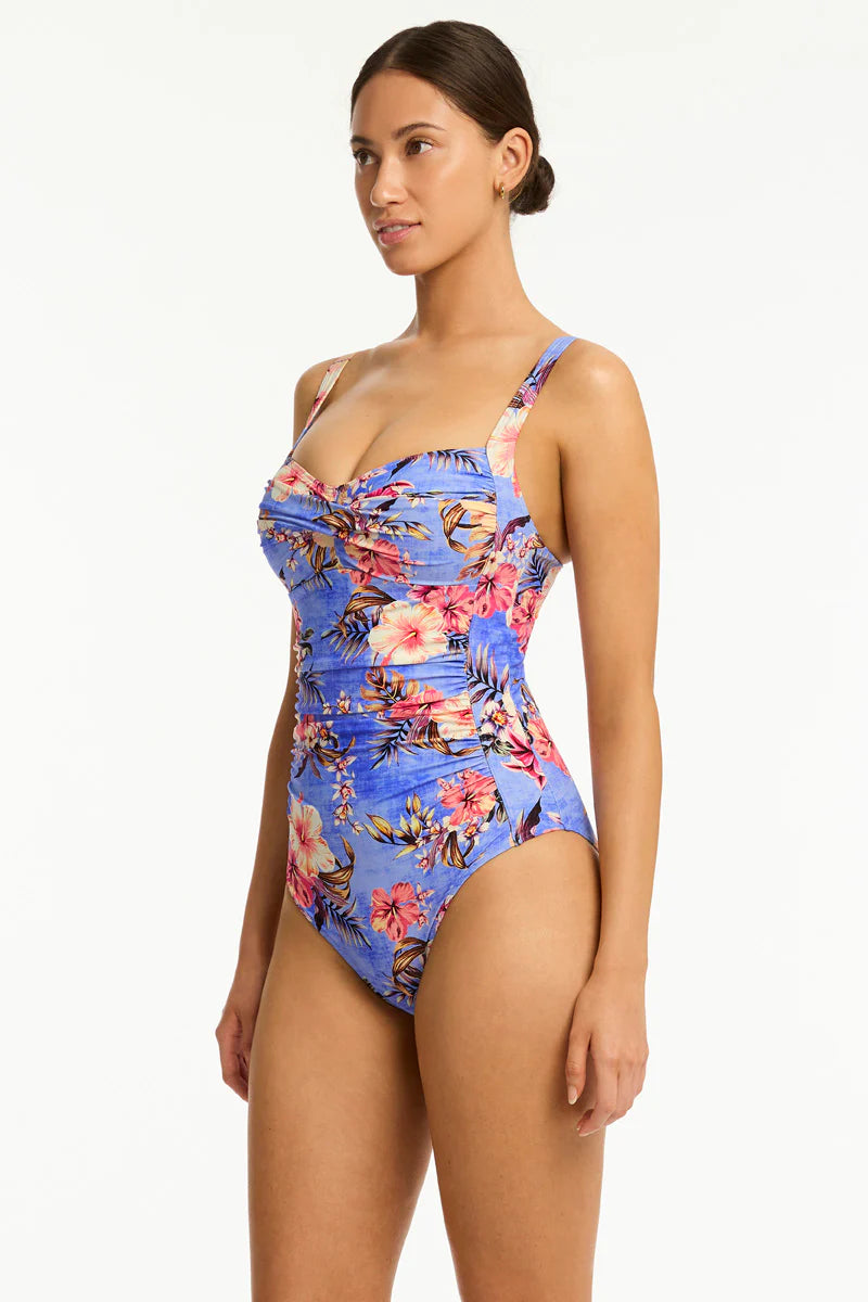 Sea Level - Blue Hawaii Twist Front Multifit OP - Larx