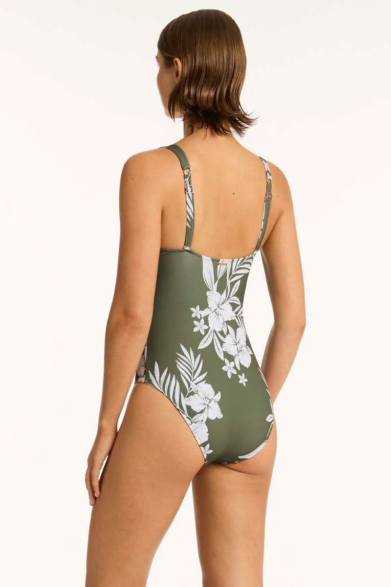 Sea Level - Aloha Longline Tri One Piece - Larx