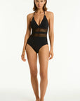 Sea Level - Drift Longline Halter One Piece - Larx