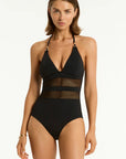 Sea Level - Drift Longline Halter One Piece - Larx