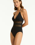 Sea Level - Drift Longline Halter One Piece - Larx