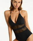 Sea Level - Drift Longline Halter One Piece - Larx