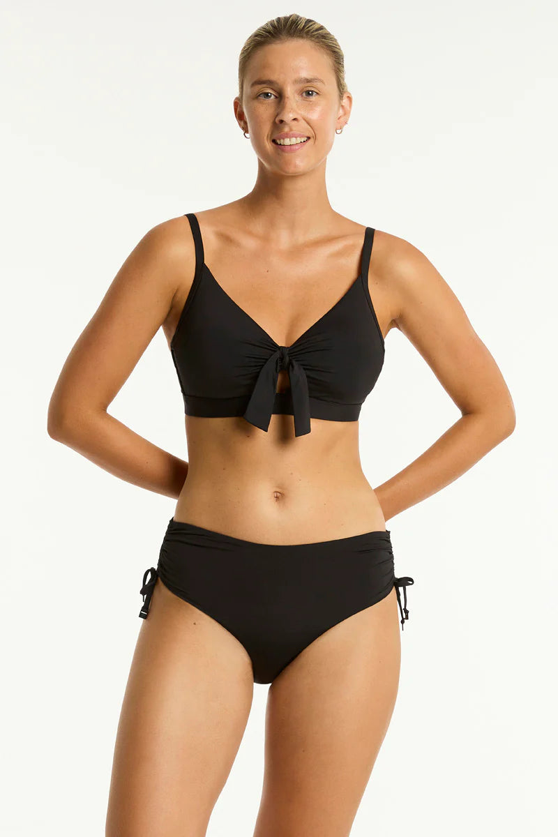 Sea Level - Essentials Edit Tie Front DD/E Bralette - Larx