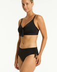 Sea Level - Essentials Edit Tie Front DD/E Bralette - Larx
