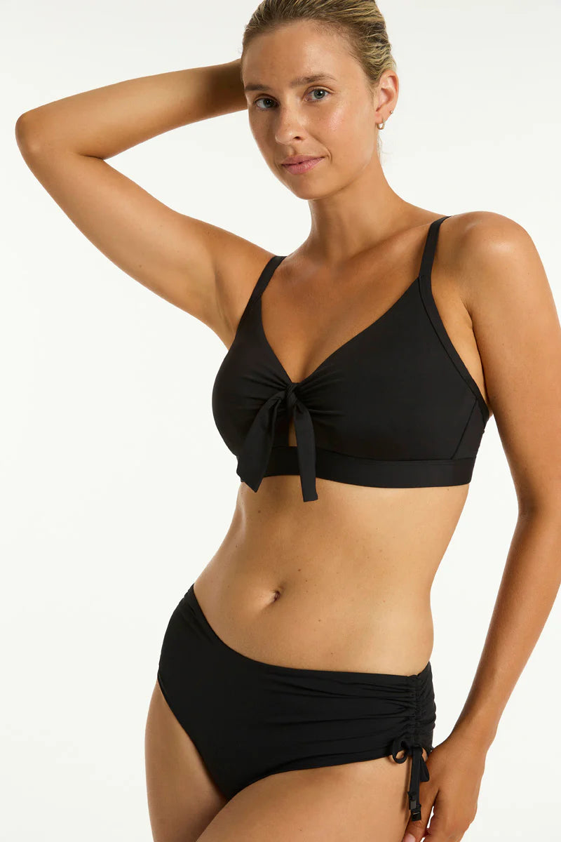 Sea Level - Essentials Edit Tie Front DD/E Bralette - Larx