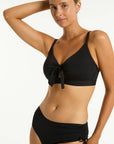 Sea Level - Essentials Edit Tie Front DD/E Bralette - Larx