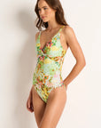 Monte & Lou - Olympia Multi Fit Twist One Piece - Larx
