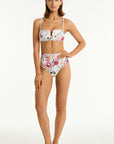 Sea Level - Belle Vee Bandeau Top - Larx