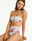 Sea Level - Belle Vee Bandeau Top - Larx