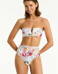 Sea Level - Belle Vee Bandeau Top - Larx