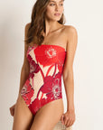 Monte & Lou - Shari Bandeau One Piece - Larx