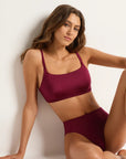 Monte & Lou - Lustre High Leg High Waist Pant - Larx