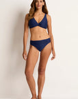 Monte & Lou - ML Separates Mid Rise Ruched Pant - Larx