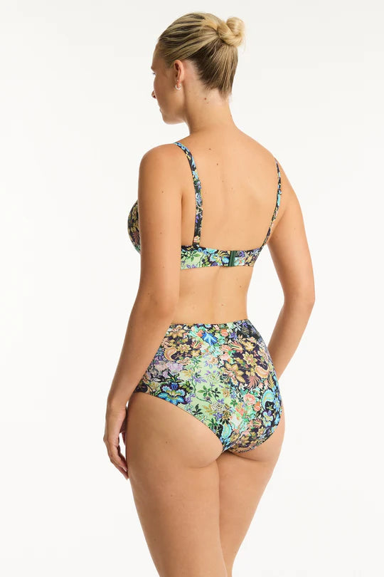 Sea Level - Wildflower Cross Front Moulded Cup Bra - Larx