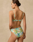 Monte & Lou - Ayla Mid Rise Ruched Pant