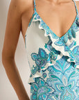 Monte & Lou - Frill Wrap One Piece - Larx