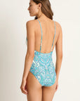 Monte & Lou - Frill Wrap One Piece - Larx