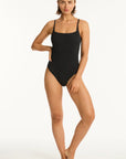Sea Level - Palisades Square Neck Bralette One PIece - Larx