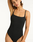 Sea Level - Palisades Square Neck Bralette One PIece - Larx
