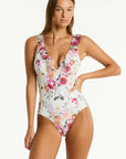 Sea Level - Belle Frill One Piece - Larx