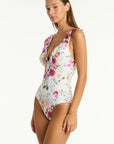 Sea Level - Belle Frill One Piece - Larx
