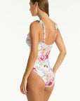 Sea Level - Belle Frill One Piece - Larx