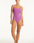 Sea Level - Palisades Square Neck Bralette One PIece - Larx