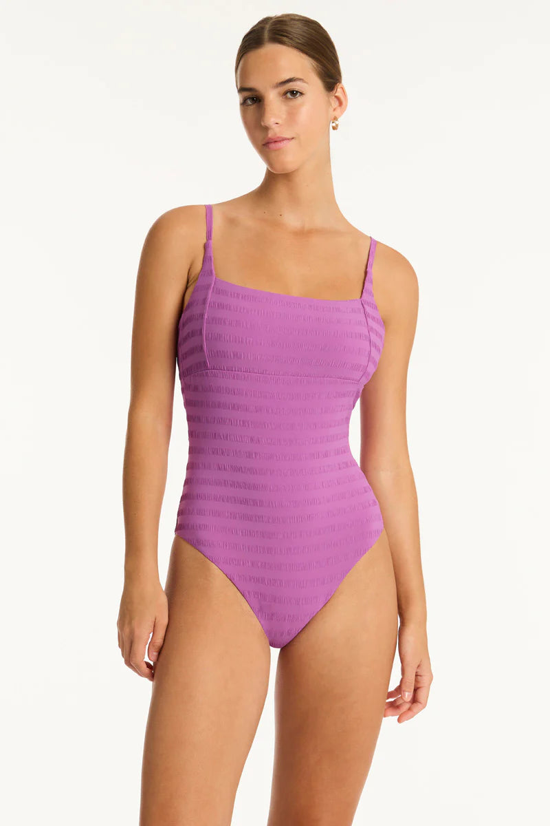 Sea Level - Palisades Square Neck Bralette One PIece - Larx