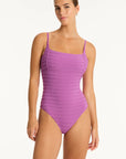 Sea Level - Palisades Square Neck Bralette One PIece - Larx