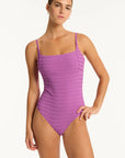 Sea Level - Palisades Square Neck Bralette One PIece - Larx