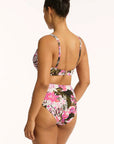 Sea Level - Isla High Waist Gathered Side Pant - Larx