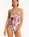 Sea Level - Isla Twist Bandeau One Piece - Larx