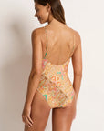 Monte & Lou - Casa Ruched One Piece - Larx