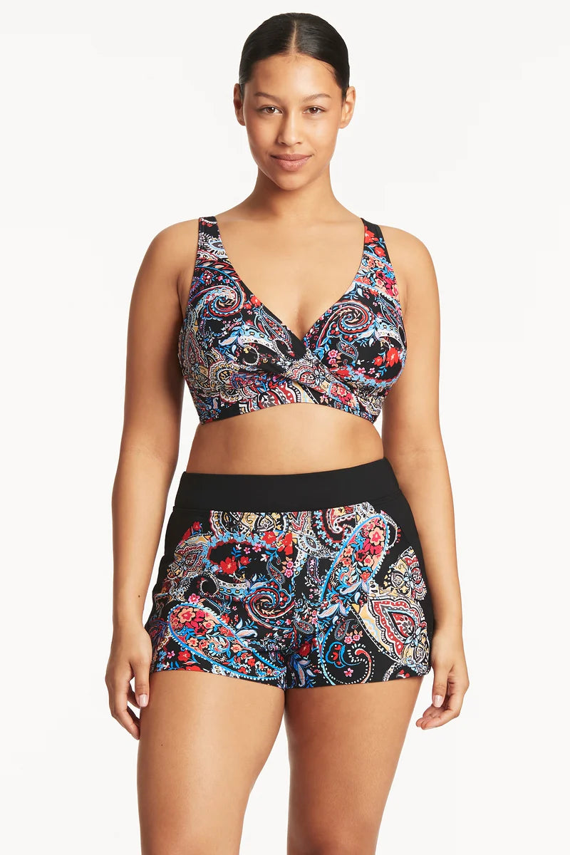 Sea Level - Bohemia G Cup Cross Front Bra - Larx