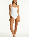 Sea Level - Spinnaker Square Neck One Piece - Larx
