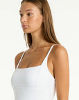 Sea Level - Spinnaker Square Neck One Piece - Larx