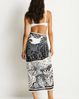 Sea Level - Jungle Lino Long Sarong Black