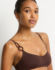 Sea Level - Mythos Scoop Neck Bralette Cocoa