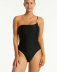 Sea Level - Caracus One Shoulder One Piece - Larx