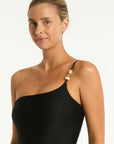 Sea Level - Caracus One Shoulder One Piece - Larx