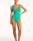 Sea Level - Capri Cross Front One Piece - Larx