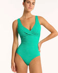 Sea Level - Capri Cross Front One Piece - Larx
