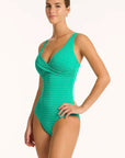 Sea Level - Capri Cross Front One Piece - Larx