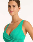 Sea Level - Capri Cross Front One Piece - Larx
