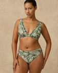 Monte & Lou - Zeni Mid Rise Ruched Pant