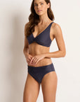 Monte & Lou - ML Separates Mid Rise Ruched Pant - Larx