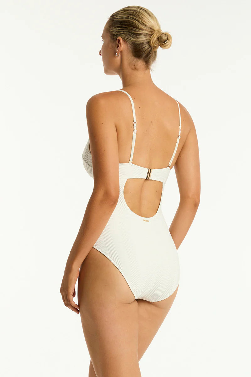 Sea Level - Caracus Balconette Bra One Piece - Larx